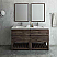 Fresca Formosa 60" Floor Standing Double Sink Modern Bathroom Vanity w/ Open Bottom & Mirrors