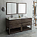 Fresca Formosa 72" Floor Standing Double Sink Modern Bathroom Vanity w/ Open Bottom & Mirrors