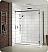 Fleurco Nova Apollo 2-Sided In-Line 60 Sliding Door and Fixed Panel with Return Panel (Closes against wall)