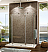 Fleurco Evolution 6' Walk in Square Top Shower Enclosure with 2 Side Glass Panels