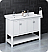 Fresca Manchester 48" Traditional Double Sink Bathroom Cabinet with Top & Sinks - Color Options