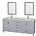 80" Double Bathroom Vanity with Color, Countertop, Mirror and Medicine Cabinet Options