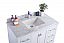 42" Single Sink Bathroom Vanity Cabinet + White Carrara Countertop with Mirror Options
