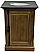 26" Reclaimed Pine Single Bathroom Vanity with Blue Stone Top Natural Finish