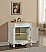 32" Antique White Vanity with Matching Medicine Cabinet