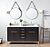 60" Modern Style Double Sink Bathroom Vanity with Quartz Stone Countertop