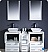 Fresca Torino 60" White Modern Double Bathroom Cabinet