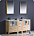 Fresca Torino 60" Modern Double Sink Bathroom Vanity with Color, Faucet and Linen Side Cabinet Option