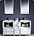 Fresca Torino 60" Modern Double Sink Bathroom Vanity with Color, Faucet and Linen Side Cabinet Option