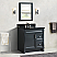 37" Single Sink Vanity in Dark Gray Finish with Countertop and Sink Options - LEFT Drawers