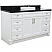 61" Single Sink Vanity in White Finish with Countertop and Sink Options