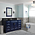 61" Single Sink Vanity in Blue Finish with Countertop and Sink Options