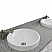61" Double Sink Vanity in White Finish with Countertop and Sink Options