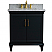 31" Single Vanity in Dark Gray Finish with Countertop and Sink Options