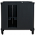 37" Single Vanity in Dark Gray Finish with Countertop and Sink Options - Right door/Right sink