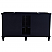 61" Single Sink Bathroom Vanity in Blue Finish with Countertop and Sink Options