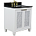 31" Single Sink Vanity in White Finish with Countertop with Sink Options