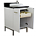 25" Single Sink Bathroom Vanity in White Finish with Countertop and Sink Options