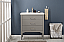 30" Transitional Single Sink Vanity with Porcelain Integrated Counterop and Sink in Gray Finish