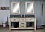 72" Rustic Solid Fir Double Sink Vanity - No Faucet with Countertop Options