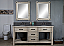72" Rustic Solid Fir Double Sink Vanity - No Faucet with Countertop Options
