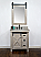 30" Rustic Solid Fir Barn Door Style Single Sink Vanity - No Faucet with Countertop Options