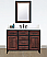 48" Rustic Solid Fir Single Sink with Iron Frame Vanity in Brown Driftwood - No Faucet with Countertop Options