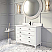 Issac Edwards Collection 42" Single Sink Bathroom Vanity in White Finish with Cultured Marble Top