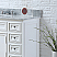 48" Pure White Single Sink Bathroom Vanity with Carrara White Marble Top