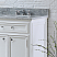 60" Pure White Double Sink Bathroom Vanity with Carrara White Marble Top