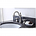24" Earl Grey Single Sink Bathroom Vanity with Blue Limestone Granite Top