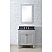 30" Earl Grey Single Sink Bathroom Vanity with Blue Limestone Granite Top