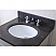 30" Earl Grey Single Sink Bathroom Vanity with Blue Limestone Granite Top