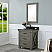 30" Grizzle Grey Single Sink Bathroom Vanity With Counter Top Options