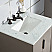24" Single Sink Carrara White Marble Vanity In Cashmere Grey Finish