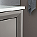 24" Single Sink Carrara White Marble Vanity In Cashmere Grey Finish