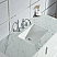 48" Single Sink Carrara White Marble Vanity In Pure White Finish