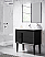 32" Free Standing Single Sink Bathroom Vanity 2 Drawer with Ceramic Sink