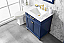 30" Single Sink Vanity Cabinet with Carrara White Top and Color Options