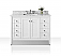 48" Bath Vanity Set in White Finish with Natural Marble Vanity Top in Galala Beige and White Undermount Basin