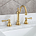 Satin Gold High Arc Torch Lever Handle True Brass Lavatory Faucet