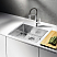 Single Hole Pull-Out Kitchen Faucet With Supply Lines In Chrome Finish