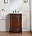 24" Deep Chestnut Finish Vanity with Matching Medicine Cabinet, Mirror, or Linen Cab Option