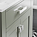30" Single Sink Carrara White Marble Countertop Vanity in Glacial Green with Mirror and Faucet Options
