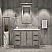 48" Single Sink Carrara White Marble Countertop Vanity in Grey Oak with Mirror and Faucet Options