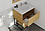 30" Base Bathroom Vanity - California White Oak Cabinet Finish with Top Options