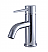 New York 6" Single Metal Lever Handle Single Hole Bathroom Sink Faucet with Push-Up Pop-Up Drain