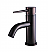 New York 6" Single Metal Lever Handle Single Hole Bathroom Sink Faucet with Push-Up Pop-Up Drain