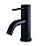 New York 6" Single Metal Lever Handle Single Hole Bathroom Sink Faucet with Push-Up Pop-Up Drain