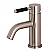 Kaiser 4 1/4" Single Lever Handle Single Hole Bathroom Sink Faucet with Push-Up Pop-Up Drain